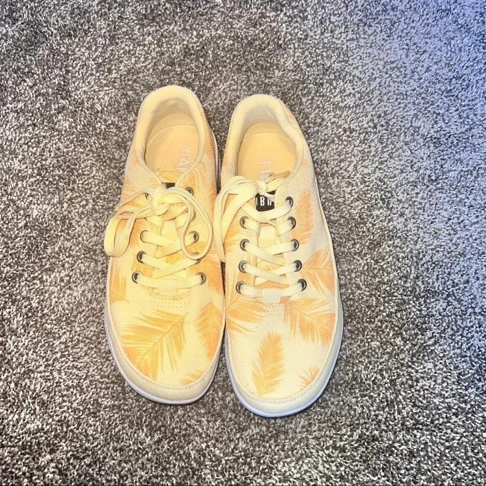NoBull Sunrise Palm Canvas Trainers Size 8W